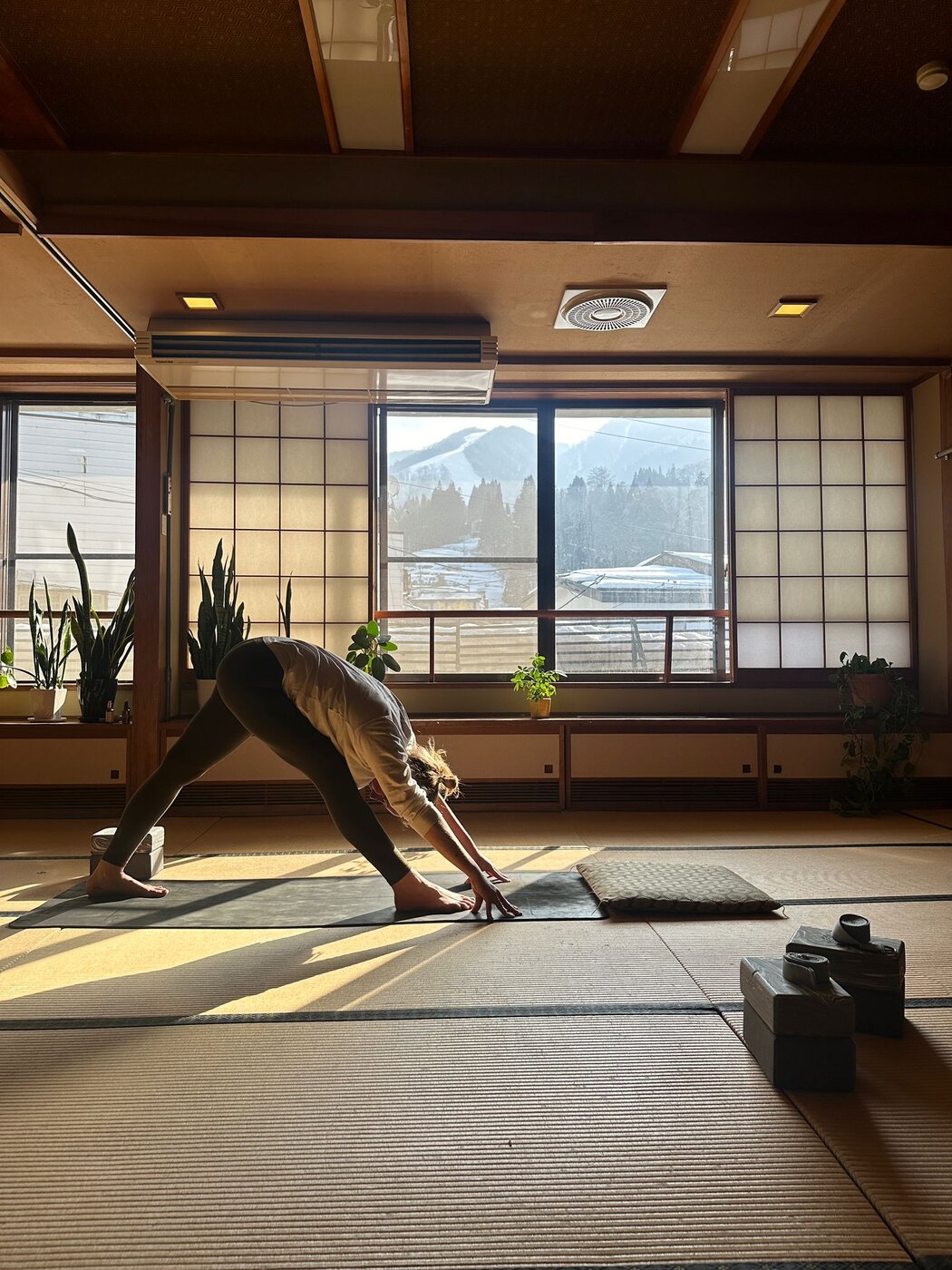 Yoga session